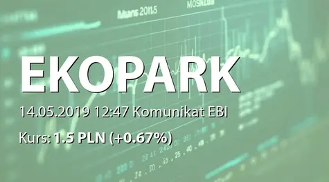 EKOPARK S.A.: SA-Q1 2019 (2019-05-14)
