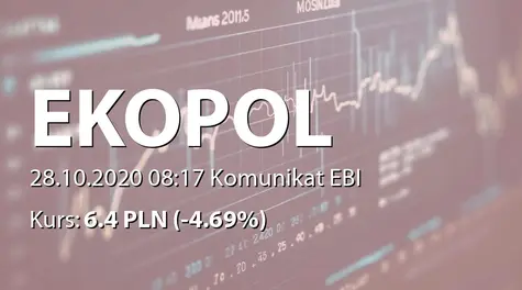 Ekopol Górnośląski Holding S.A.: Czwarte wezwanie akcjonariuszy do złożenia dokumentów akcji (2020-10-28)