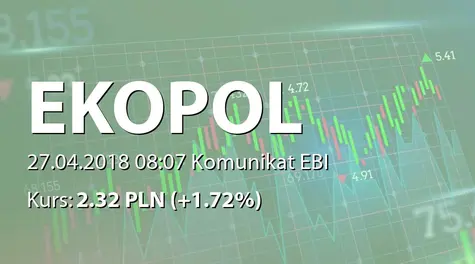 Ekopol Górnośląski Holding S.A.: SA-Q1 2018 (2018-04-27)