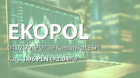 Ekopol Górnośląski Holding S.A.: SA-Q4 2018 (2019-02-04)