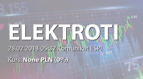 ELEKTROTIM S.A.: SA-QSr4 2012 (2013-02-28)
