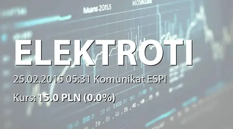 ELEKTROTIM S.A.: SA-QSr4 2014 (2015-02-25)