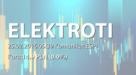 ELEKTROTIM S.A.: SA-QSr4 2015 (2016-02-25)