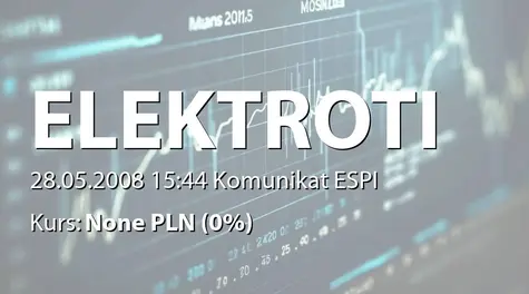 ELEKTROTIM S.A.: SA-RS 2007 (2008-05-28)