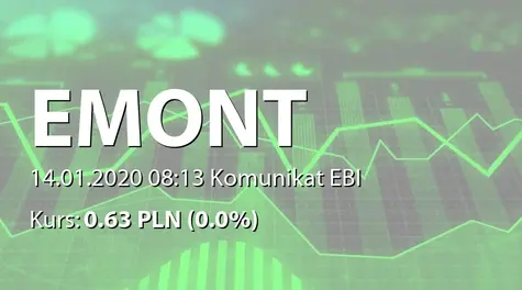 ELEKTROMONT S.A. w restrukturyzacji: Raport za grudzień 2019 (2020-01-14)