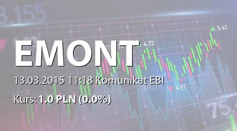 ELEKTROMONT S.A. w restrukturyzacji: Raport za luty 2015 (2015-03-13)