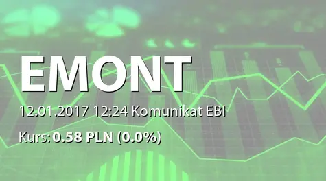 ELEKTROMONT S.A. w restrukturyzacji: Terminy przekazywania raportĂłw w 2017 roku (2017-01-12)