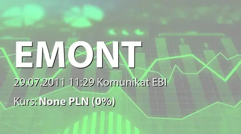 ELEKTROMONT S.A. w restrukturyzacji: Wybór oferty przez Wepa Professional Piechowice SA - 740 tys. zł (2011-07-29)