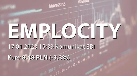 Emplocity S.A.: NWZ (12:00) - projekty uchwał: zmiany w RN (2023-01-17)