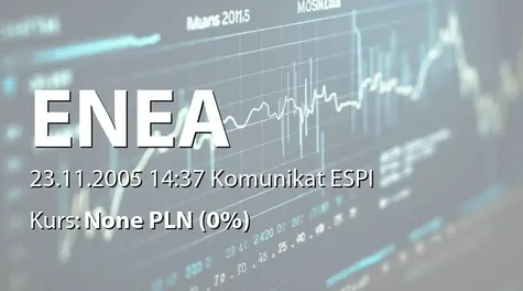 Enea S.A.: Aktualizacja treści prospektu emisyjnego - zmiany w RN (2005-11-23)