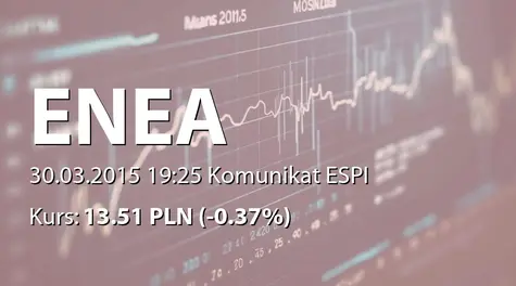 Enea S.A.: Otwarcie postępowania likwidacyjnego Energo-Tour sp. z o.o. (2015-03-30)