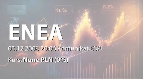 Enea S.A.: Zakup PDA w związku z wykonaniem opcji stabilizacyjnej od Credit Suisse Securities Ltd. (2008-12-03)