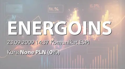 Energoinstal S.A.: Sprzedaż akcji przez osobę powiązaną (2009-09-23)