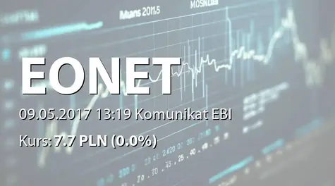 eo Networks S.A.: Zmiana terminu przekazania SA-Q1 2017 (2017-05-09)