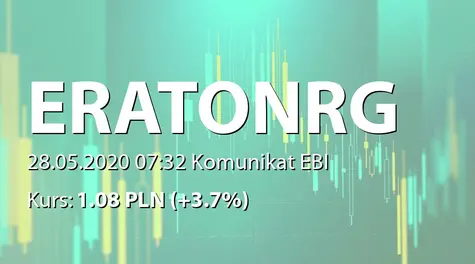 Erato Energy S.A.: Rejestracja zmiany nazwy w KRS (2020-05-28)