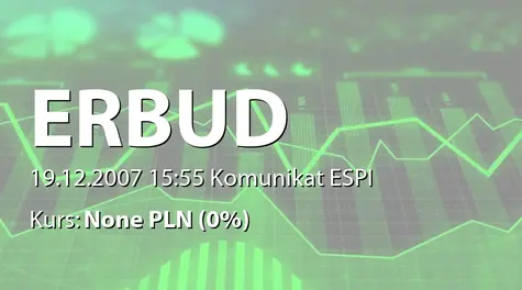 Erbud S.A.: Sprzedaż akcji przez Wolff&Mueller GmbH &Co. KG na rzecz Wolff&Müller Baubeteiligungen GmbH&Co. KG (2007-12-19)