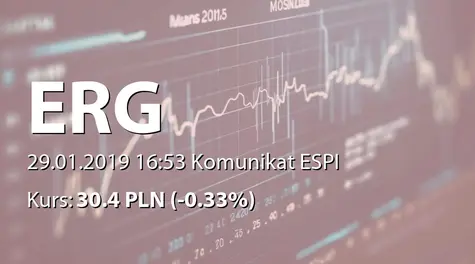 ERG S.A.: Terminy przekazywania raportów w 2019 roku (2019-01-29)