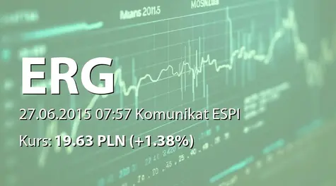 ERG S.A.: Zakup akcji własnych (2015-06-27)