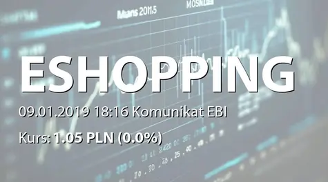 E-shopping Group S.A.: Ĺźyciorys członka RN (2019-01-09)