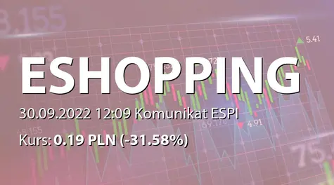 E-shopping Group S.A.: NWZ (12:00) - projekty uchwał: zmiany w RN (2022-09-30)