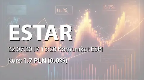 ENEFI Vagyonkezelő Nyrt.: Zbycie akcji prze E-STAR Mures Energy (2017-07-22)