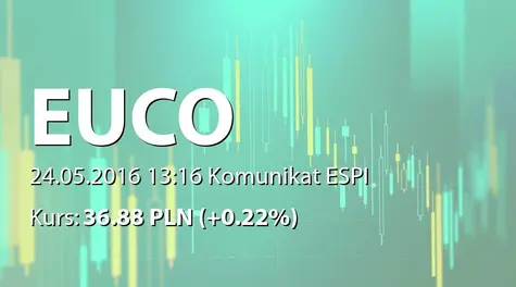 Europejskie Centrum Odszkodowań S.A. w restrukturyzacji: Rekomendacja RN ws. wypłaty dywidendy - 3,58 PLN (2016-05-24)