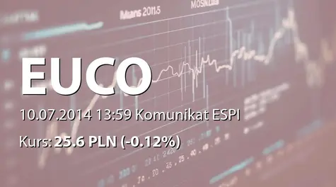 Europejskie Centrum Odszkodowań S.A. w restrukturyzacji: Zawarcie umowy o współpracy (2014-07-10)