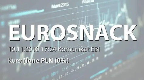 Eurosnack S.A.: SA-Q3 2010 (2010-11-10)