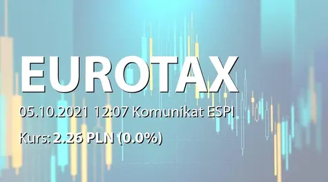 Euro-Tax.pl S.A.: Raport za wrzesień 2021 (2021-10-05)