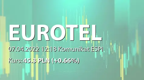 Eurotel S.A.: Wypłata dywidendy przez Soon Energy Poland sp. z o.o. (2022-04-07)