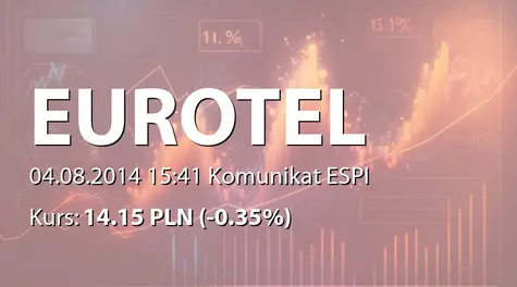Eurotel S.A.: Zakup akcji przez osobę nadzorującą (2014-08-04)