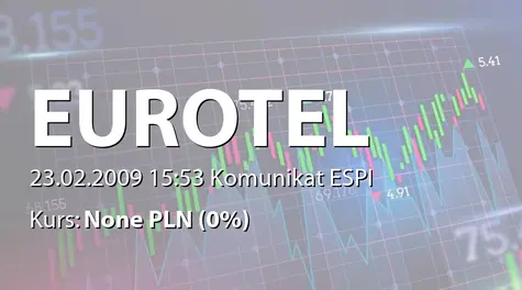 Eurotel S.A.: Zakup akcji własnych (2009-02-23)