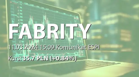 Fabrity Holding S.A.: Zakup akcji przez IPO30 Unipessoal LDA (2024-03-11)