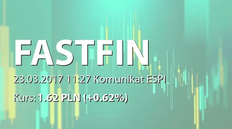 Fast Finance S.A.: Okresowa amortyzacja obligacji serii M (2017-03-23)