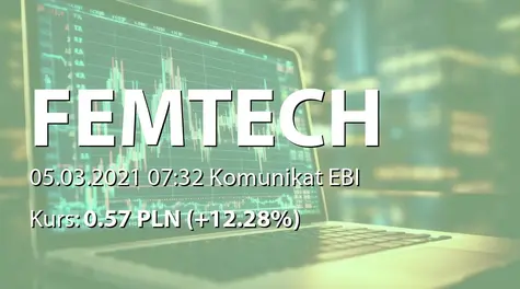 Femion Technology S.A.: Brak przypadku naruszenia warunków emisji obligacji serii AS (2021-03-05)