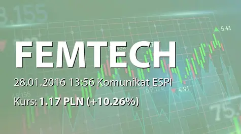 Femion Technology S.A.: Nabycie akcji przez członka Zarządu (2016-01-28)