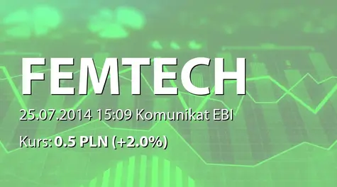 Femion Technology S.A.: Zakup akcji przez osobę powiązaną (2014-07-25)