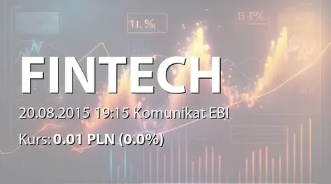 Fintech S.A.: Umowa pożyczki (2015-08-20)
