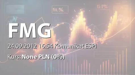 ONE S.A.: Sprzedaż akcji przez Erlizima Investments Ltd. - sprostowanie (2012-09-24)