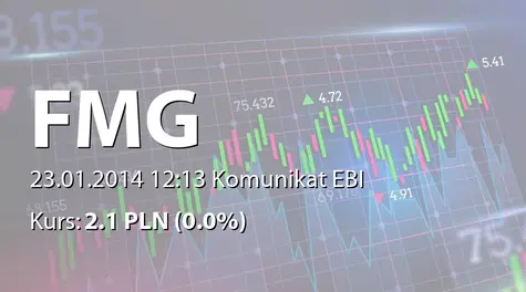 ONE S.A.: Umowa o ograniczeniu rozporządzania akcjami Erlizima Investments Ltd. (2014-01-23)