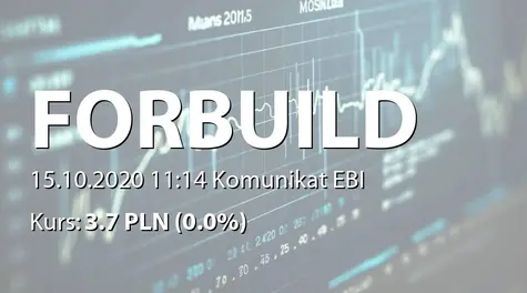 FORBUILD S.A.: Drugie wezwanie akcjonariuszy do złożenia dokumentów akcji (2020-10-15)