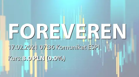 Forever Entertainment S.A.: Informacja produktowa (2021-02-17)