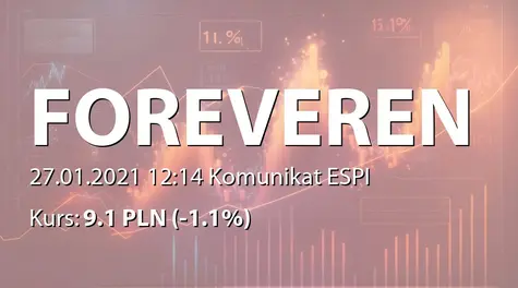 Forever Entertainment S.A.: Informacja produktowa (2021-01-27)