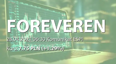 Forever Entertainment S.A.: Informacja produktowa (2021-04-28)