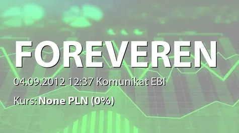 Forever Entertainment S.A.: Umowa dystrybucyjna z Indie Bundle S.P.  (2012-09-04)