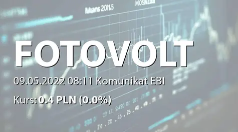 Foto Volt Eko Energia S.A.: Terminy przekazywania raportów okresowych w roku 2022 -  korekta (2022-05-09)