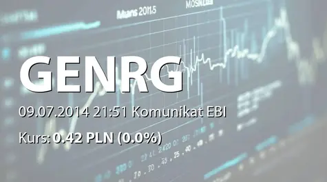 G-Energy S.A.: Rezygnacja członka RN (2014-07-09)