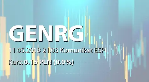 G-Energy S.A.: Wybór oferty Spółki przez Polską Spółkę Gazownictwa sp. z o.o. (2018-05-11)