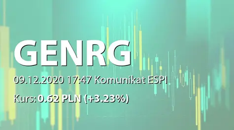 G-Energy S.A.: Wybór oferty Spółki w postępowaniu przetargowym (2020-12-09)