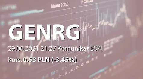 G-Energy S.A.: Zbycie akcji przez Grzegorza Cetera - korekta (2021-06-29)